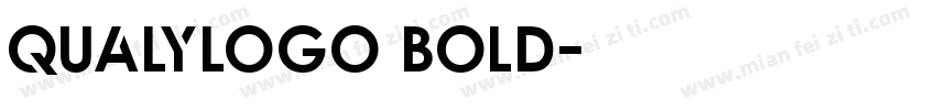 QualyLogo Bold字体转换